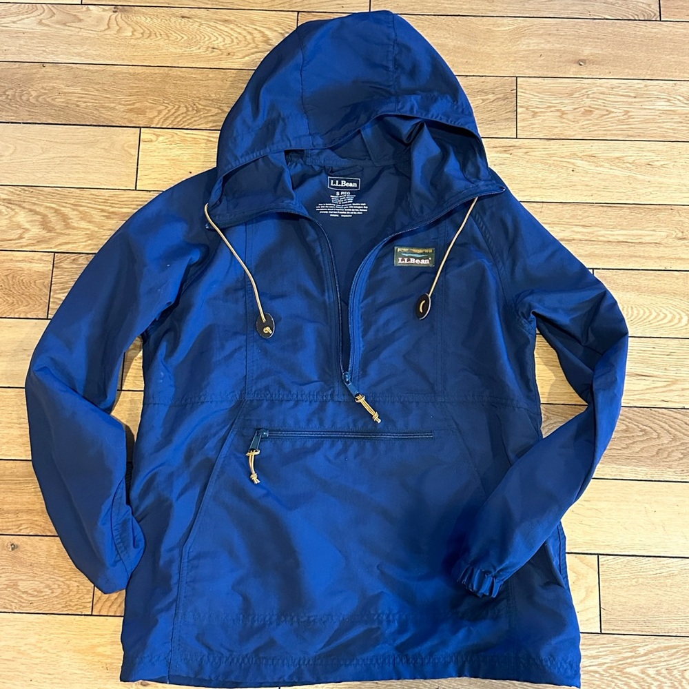 L.L. Bean Navy Pullover Jacket
